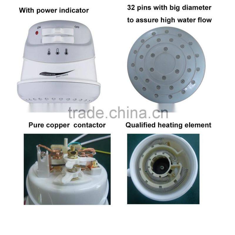 Instant shower water heater/bathroom electric shower water heater