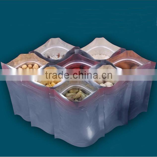 100pcs Silver Aluminum Foil Mylar Bag Vacuum Bag Sealer for Food Storage Package