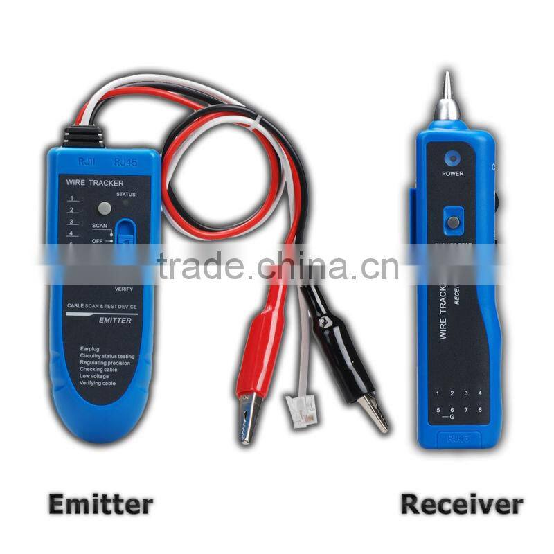 RJ11 RJ45 BNC Telephone Network LAN TV Cable Electric Wire Finder Tracker Tester