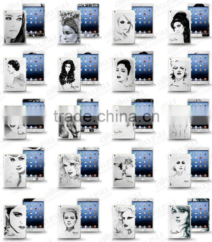 2013 Hot sale 3d dome epoxy sticker for apple iPad4