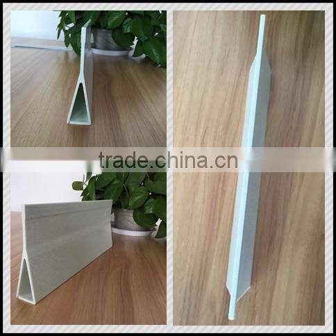 China high quality 120mm triangular hollow fiberglass steel beam for pig/poultry farming equipment,farrowing crate slats for pig