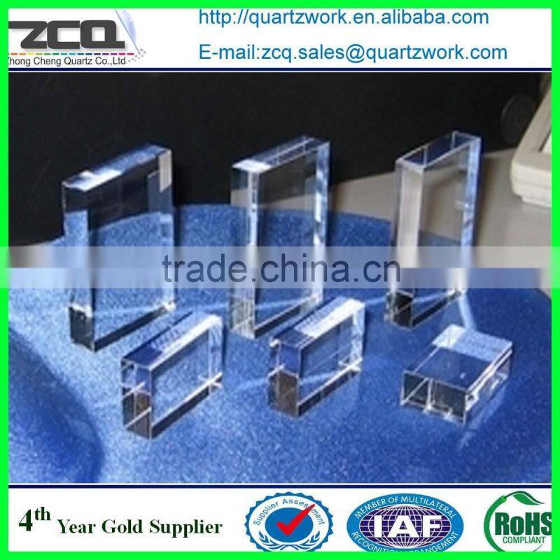 Synthetic fused silica 2" thick plate glass fused silica price