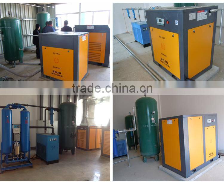 ga 55 75hp rotary screw air compressor (7.5 bar/10bar)