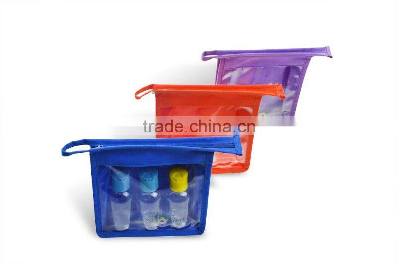 2015 Hot Sale Plain PVC Cosmetic Bag PVC Cosmetic Packging Bag