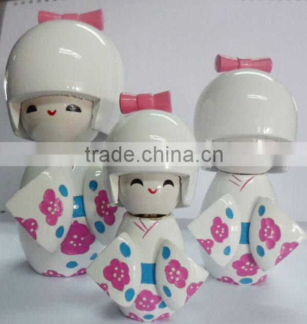 Ningbo Chuang Wooden Fairy Doll , Japanese Nesting Doll