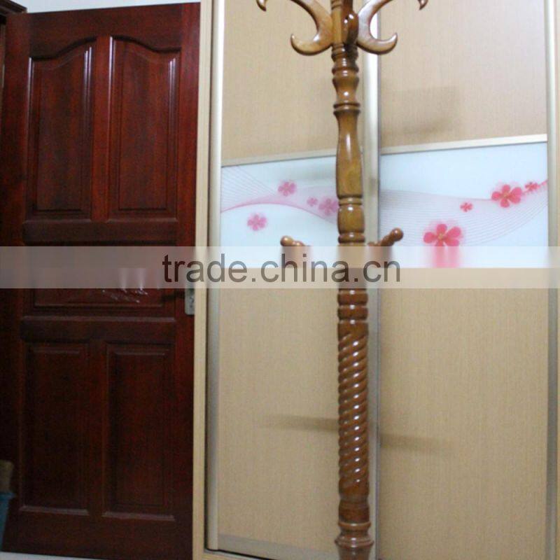 elegant solid wood coatrack