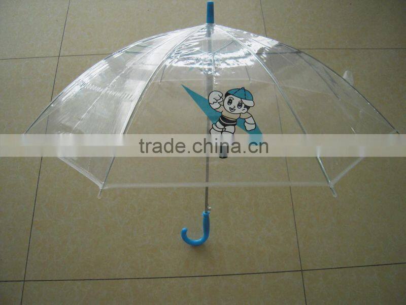 2014 cheap promotional transparent umbrella-21inch 23inch