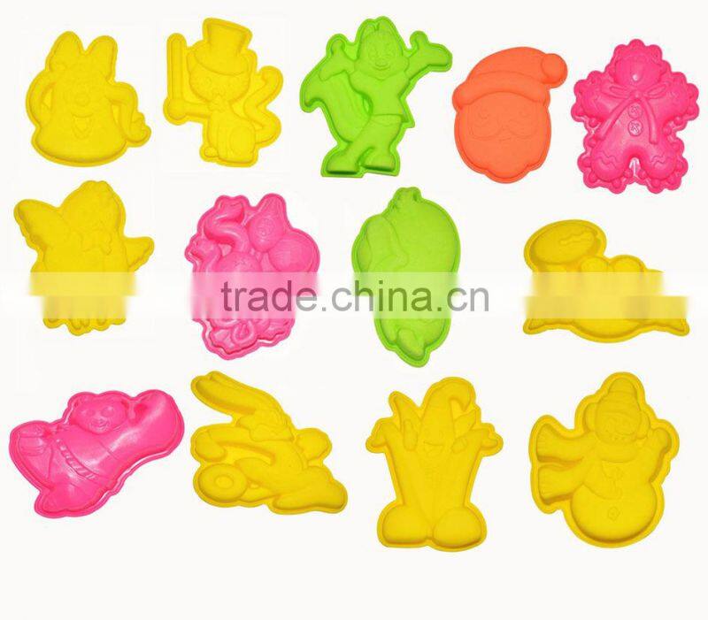 2014 new product crab shape mini silicone cake mold