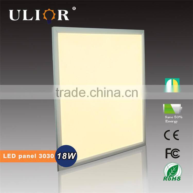 Ulior Front Lighting & Ceiling Mounted Led Panel Light With CE RoHS Certification & 3 Years Warranty