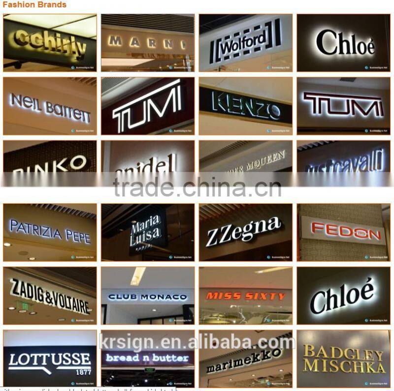 3d led letter sign,Acrylic illuminated signs for outdoor advertising