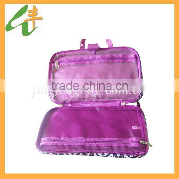 two compartment women toiletry bag