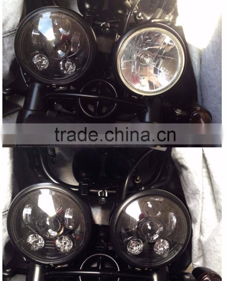 For Harley Dyna , Sporter And Triumph Rocket III 5 3/4" Daymaker Harley Headlights 5.75 Inch