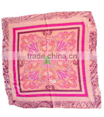 silk scarf panuelos de seda foulards with beautiful pattern