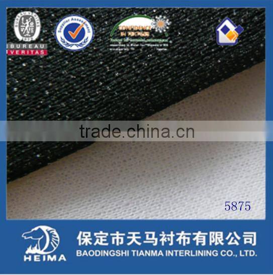 circular knitted interlining fusible interlining woven interlining