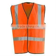 Frontier workwear/ summer vest/ 100% polyester/ 3M tape passed EN 471/ Hi-Vis Safety Vest