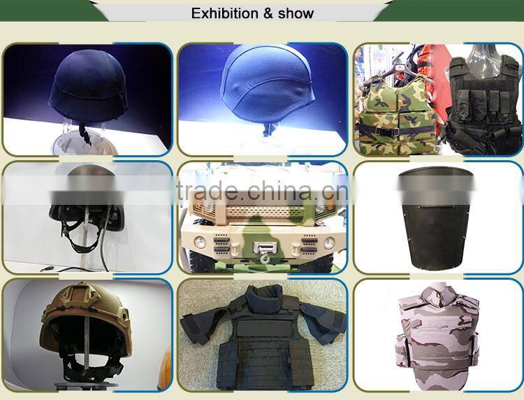 metal steel material oem NIJ Level IIIA-9mm bulletproof helmets