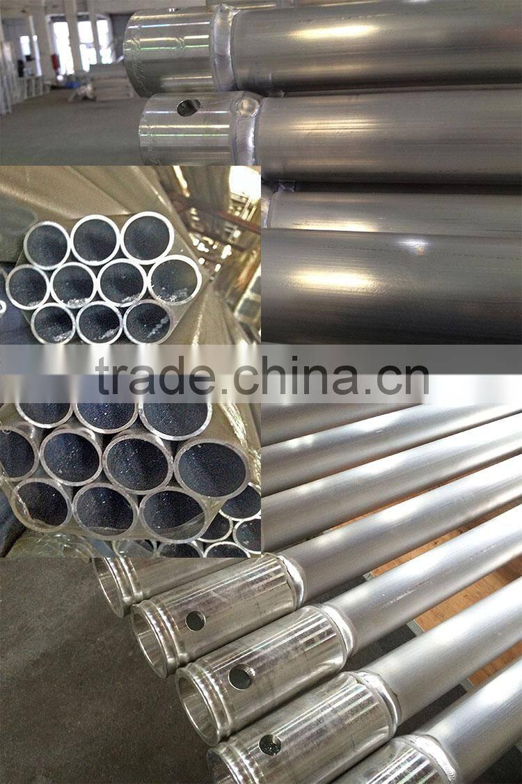 Aluminum stage truss system with wings