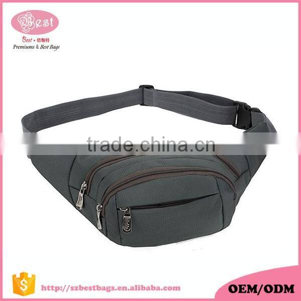 Manufacturer wholesale Nylon Running or Cycling Sport Waist Bag for Woman and Man