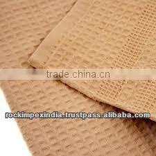 WHITE WAFFLE WEAVE KITCHEN TOWELS