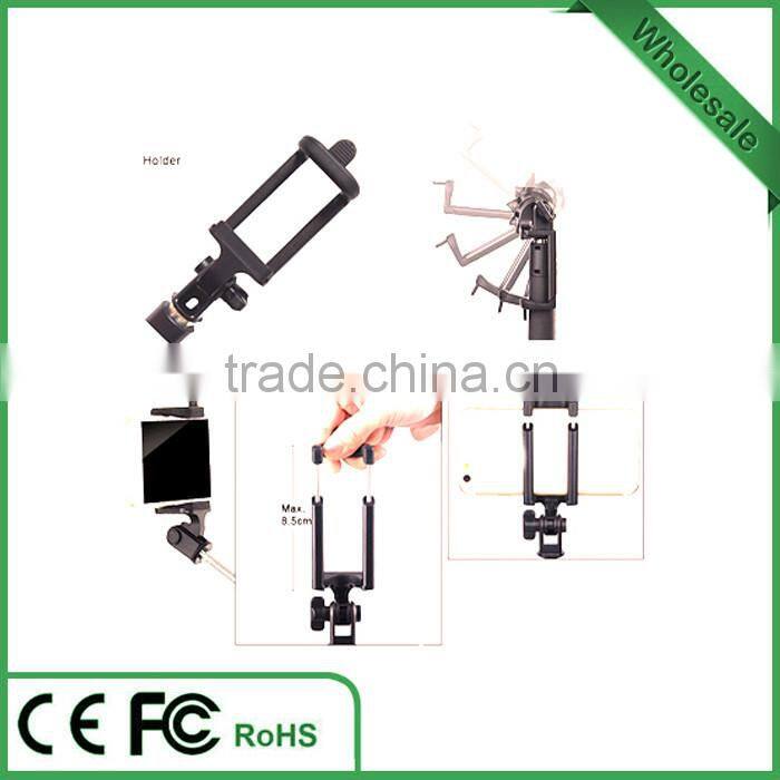 2015 New Mini build-in bluetooth selfie stick with remote control