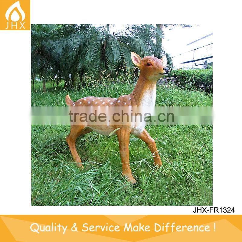Casting Decorative Garden Life Size Resin Deer Statues For Sale