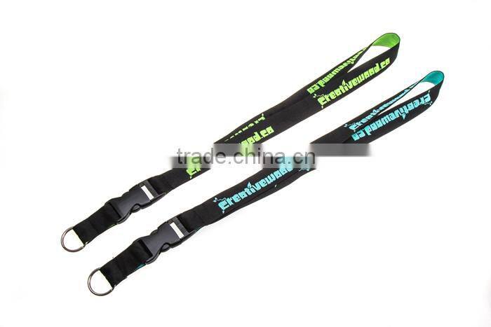 Woven Logo Hook Adjustable Lanyard Cheap Printed Lanyards