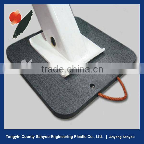 skid proof hdpe crane outrigger pad/crane support mat for crane/crane foot bearing support