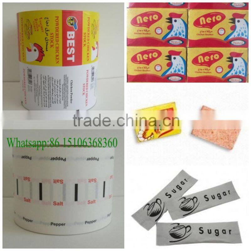 Aluminum Foil Paper roll for instant bouillon cube
