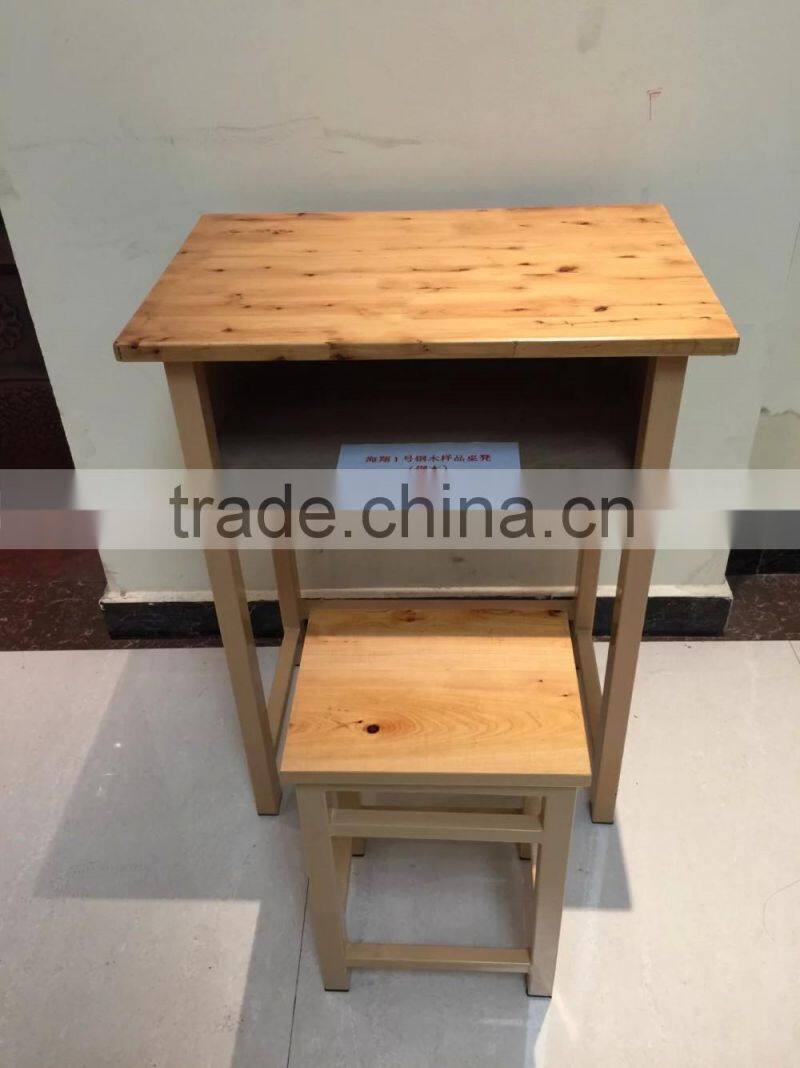 school furniture school desk and chair HXZY067 wood desk