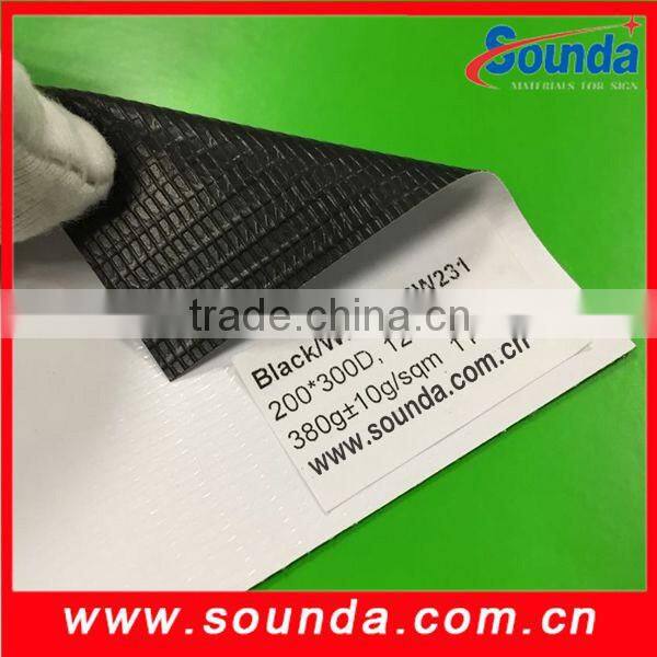 pvc backlit flex banner Laminated backlit flex banner for advertising printing material