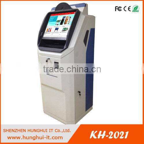 Floor Standing Dual Screen Payment Kiosk / Touch Screen Interactive Kiosk Pricing