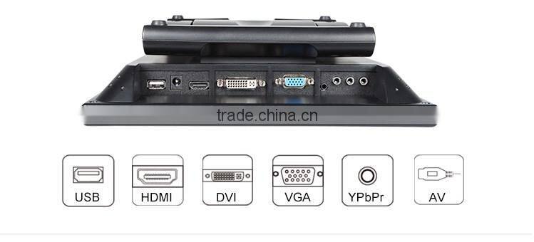 LED backlight 10.4 inch tft module foldable lcd monitor with 4-wire resistive touch