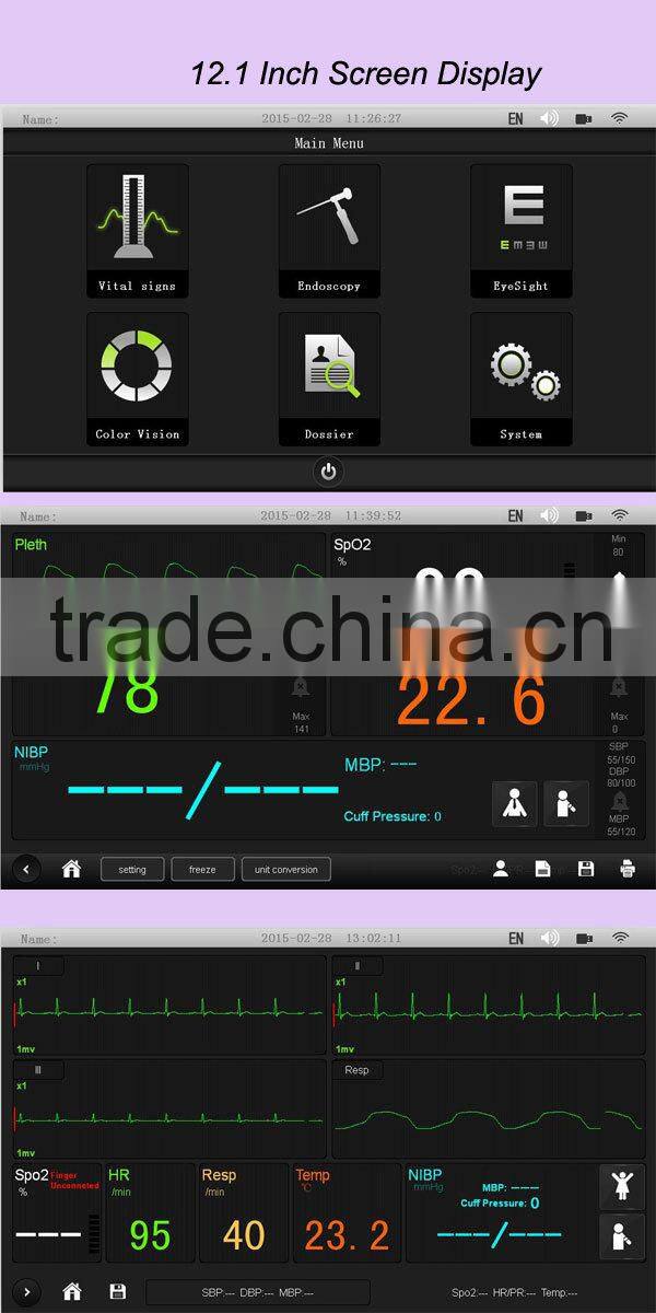 KT-BG2000A integrated diagnosis system (wall-mount) with CE