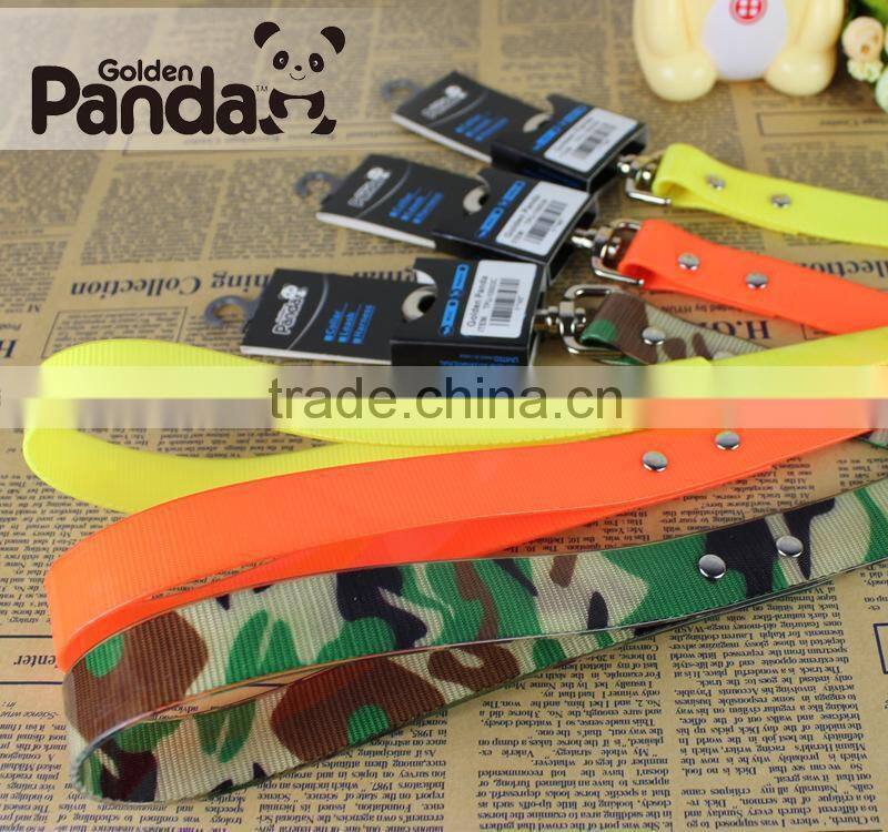 Waterproof reflective dog collar TPU coated nylon webbing dog belt