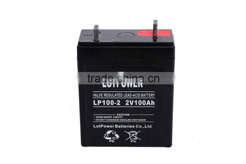 2v 100ah High performance SMF Lead acid Battery