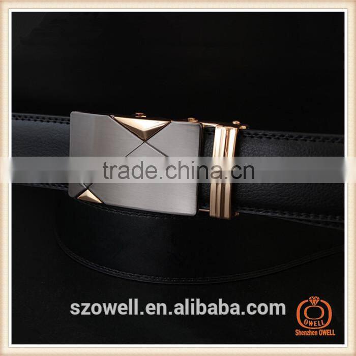 men and women leather belt for genuine leather blank fashion buckle belts