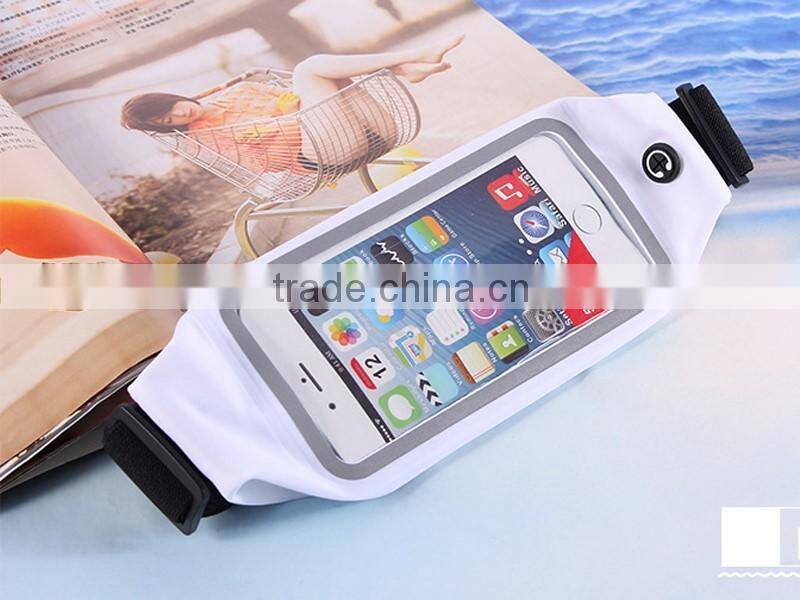 Multifunctional waterproof waist belt bag capable of touch screen belt bag