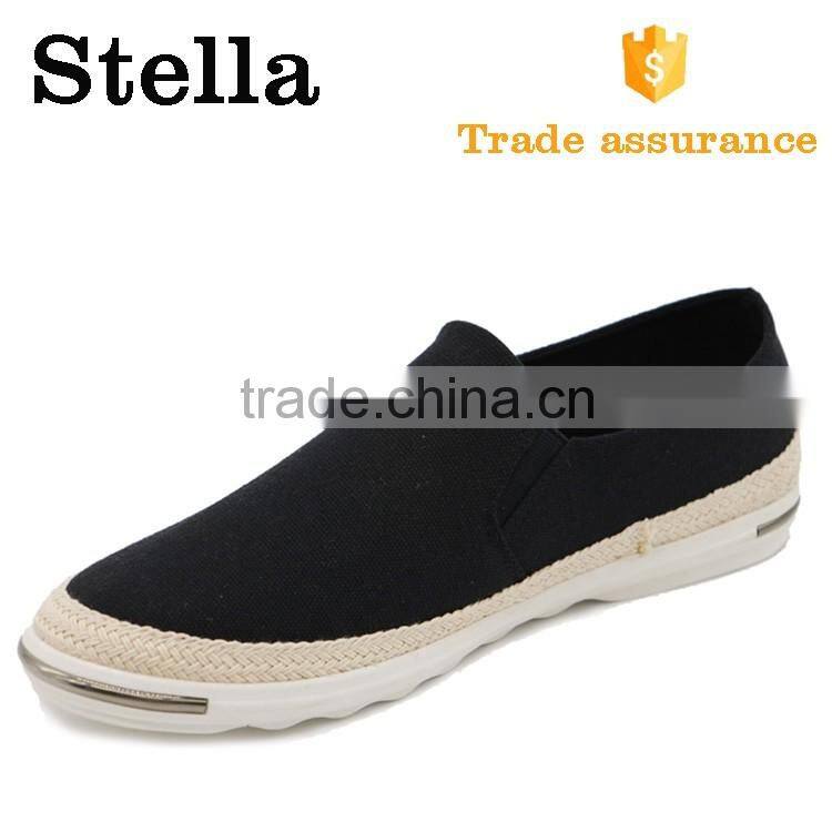 Classical black men slip on sneaker
