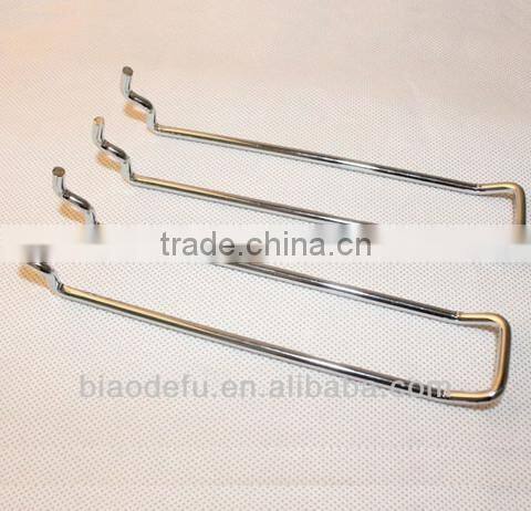 Metal Double Wire Pegboard Hook