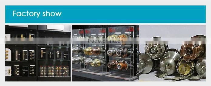 North and south American style zinc alloy double handles main door tubular lever locks