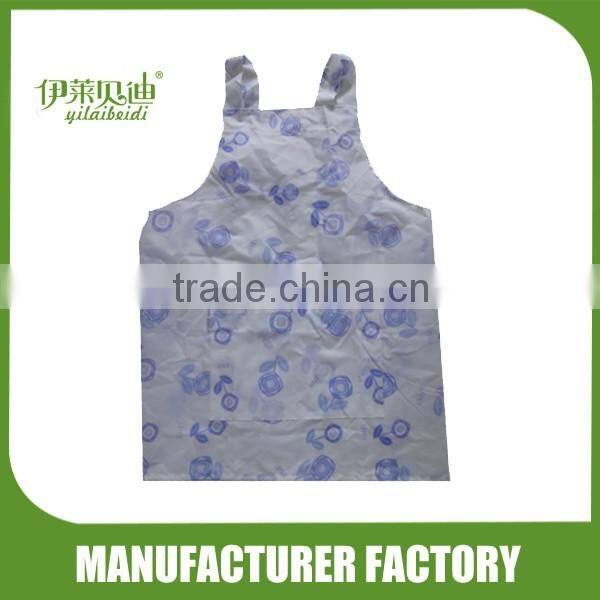 Flower printed kitchen apron