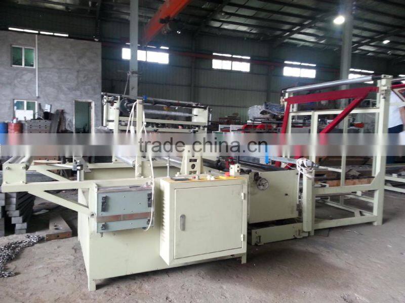 Triangle plastic film folding machine
