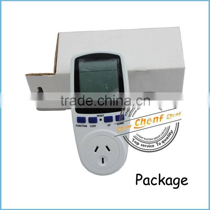 240V 10A AU Plug Energy Mini Digital Power Meter Voltage Current Analyzer with Power Factor