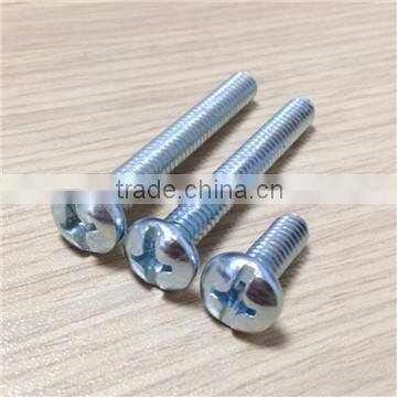philips pan head screws white color