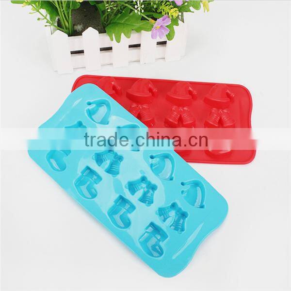 Various types of christmas ice mold