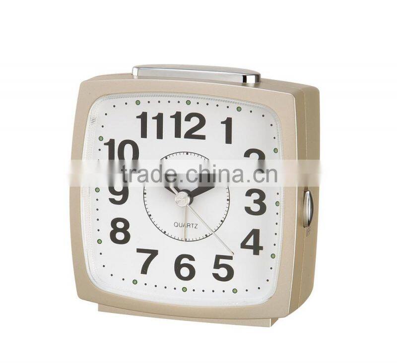 Big numbers big face bell Snooze Light analog alarm clock