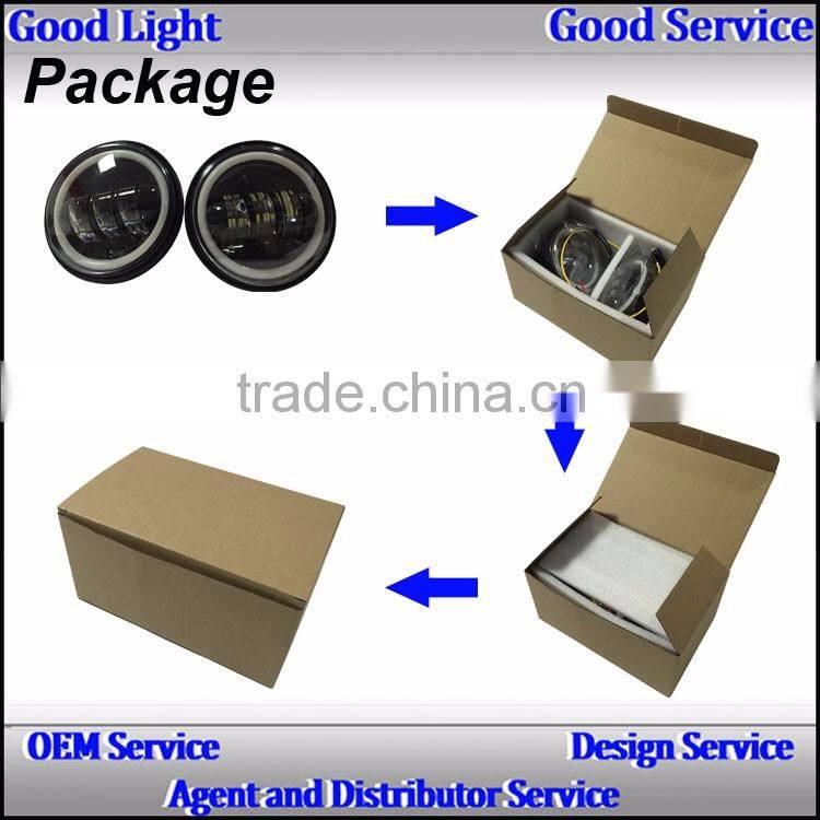 ovovs The highest sales 4.5" 30W led cars headlight fog lamp for Har-lay motorcycles