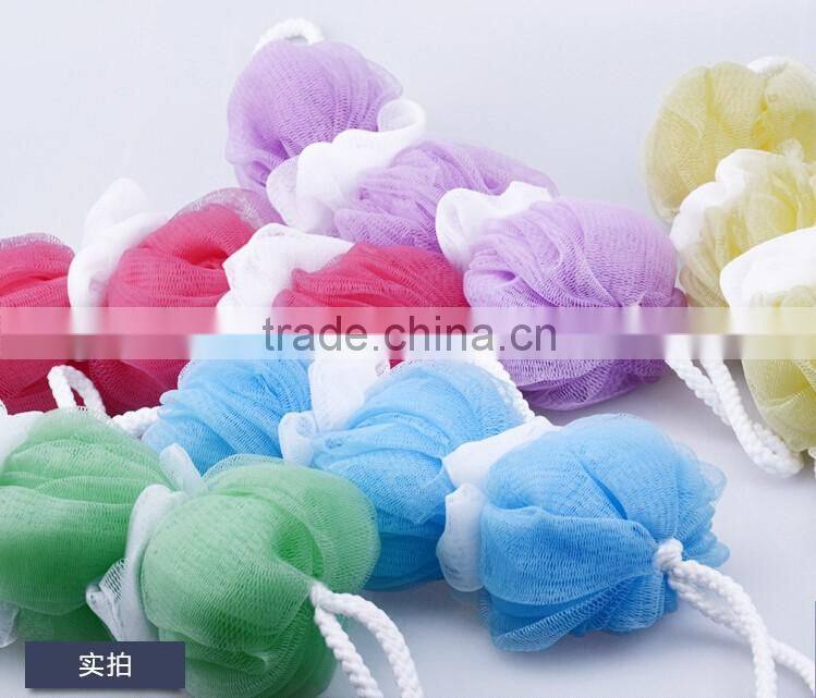 Wholesale natural sea bath belt shower sponge for lady and adult