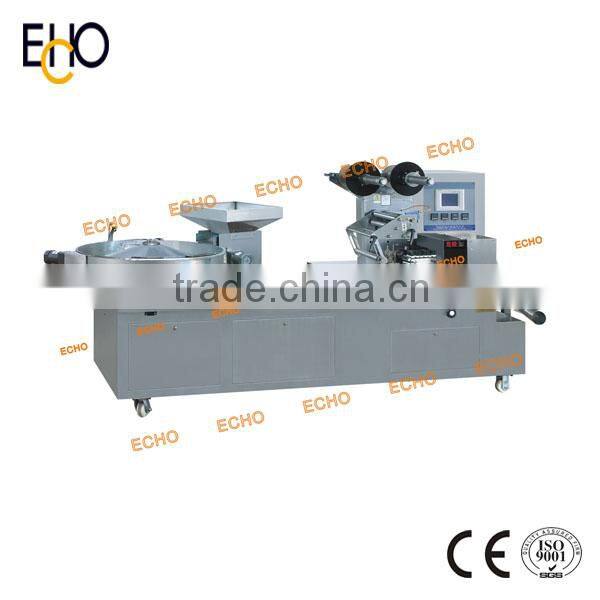 Stainless Steel Horionztal Packaging Machine For Candy DXD-1200