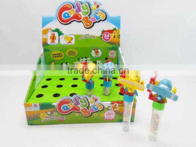 CARTOON CANDY TOYS WIND UP SWING ANIMAL